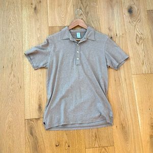 GAP Men’s Soft Cotton Polo Light Brown Medium